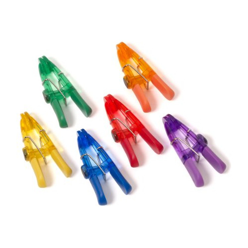 Color Magnetic Bag Clips Assorted Colors Set Of 6