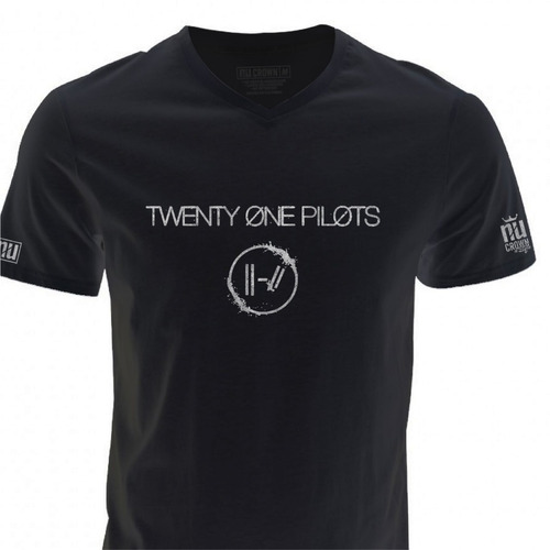 Camisetas Cuello V Twenty One Pilots Estampadas Rock Ecv