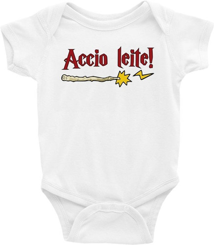 Body Bebê / Infantil / Bebe - Accio Leite (harry Potter)