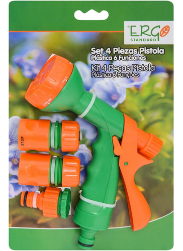 Kit Pistola De Plástico 4 Piezas