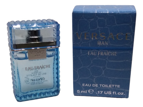 Perfume Miniatura Para Hombre 5 Ml Eau Fraiche Versac Man