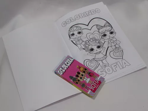 Desenhos de colorir-(3 giz de cera)Lol