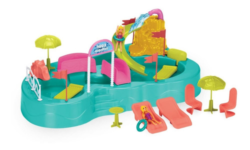 Parque Aquatico Infantil Homeplay Estilo Polly Pocket Menina