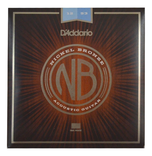 Encordadura Daddario Nb1253 Para Guitarra Acústica