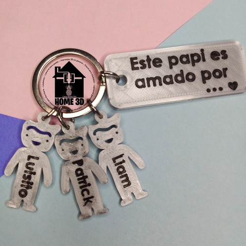 Llavero Dia Del Padre Personalizado