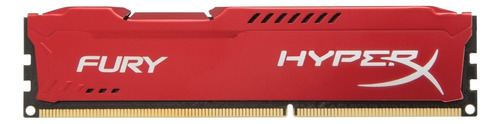 Memoria RAM Fury gamer color rojo 8GB 1 HyperX HX316C10FR/8