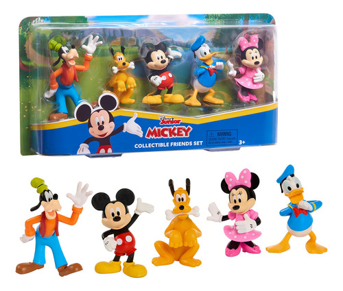 Juego De 5 Figuras Coleccionables Mickey Mouse 3
