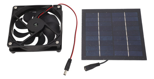 Kit De Ventilador De Panel Solar Portátil Con Alimentación D