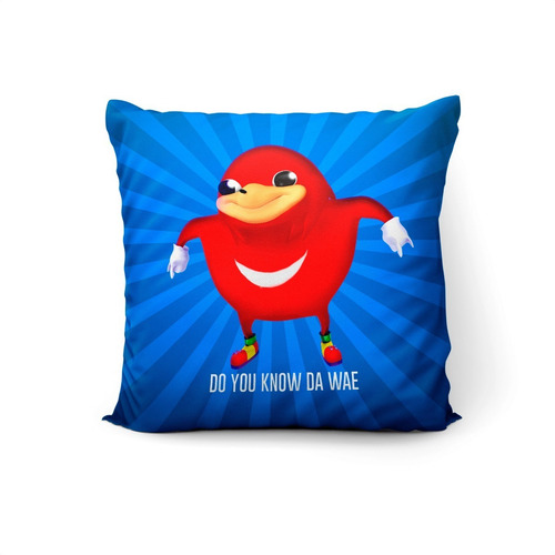 Imagen 1 de 2 de Cojín Uganda Knuckles 45x45cm Vudú Love