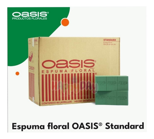 Oasis Orginal, Espuma Floral Para Arreglos Con Flores