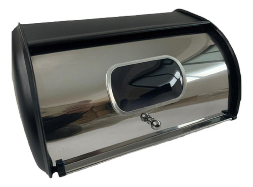 Caja De Pan Con Tapa Enrollable, Rústica, Multiusos Para