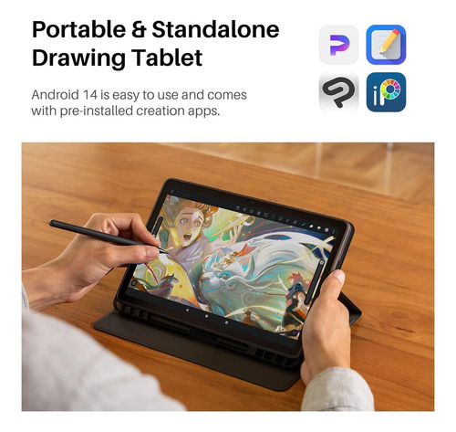 Huion Standalone Drawing Tablet Kamvas Slate 11 No Se Una De