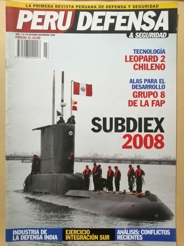 Revista Perú Defensa N° 3 Fap Avión Ejército Barco Tanque