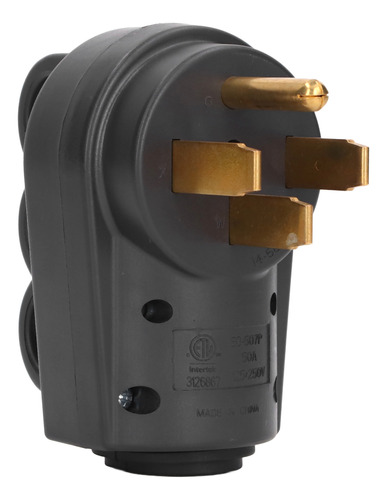 Rv Plug, 50 Amperios, 50 A, Nema 1450p, 125/250 V, Resistent