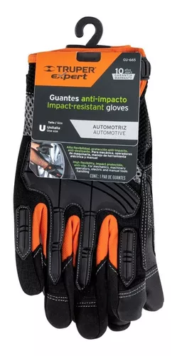 Guantes para mecánicos con protección anti-impacto, Truper, Guantes Para  Uso Automotriz, 15158