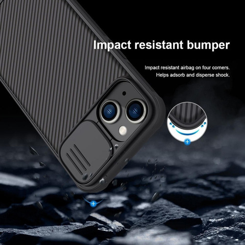 Carcasa Nillkin Camshield Para iPhone 14 / Plus / Pro / Max