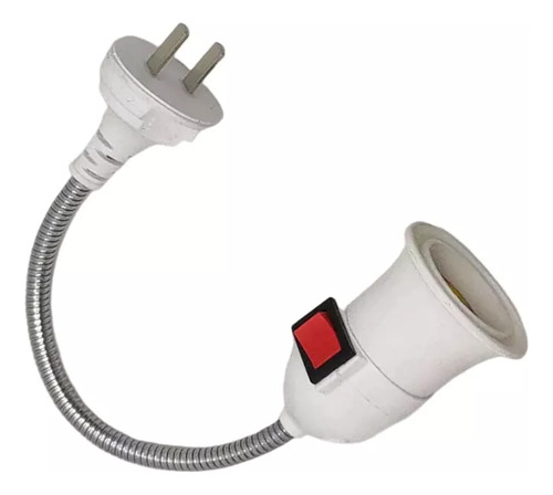 Socket Interruptor Enchufe Portalampara Cable Flexible 28cm