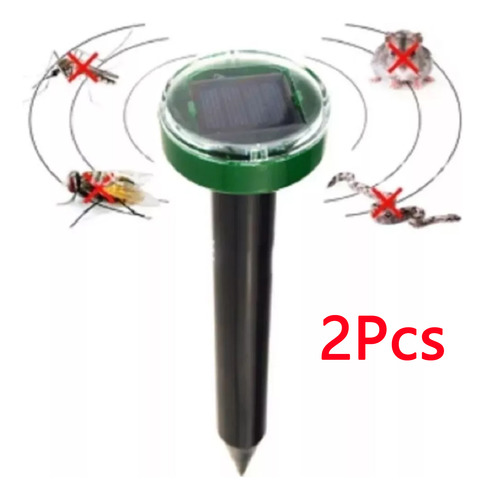 Repelente Solar Ultrasónico De Espantapájaros Con Forma De S