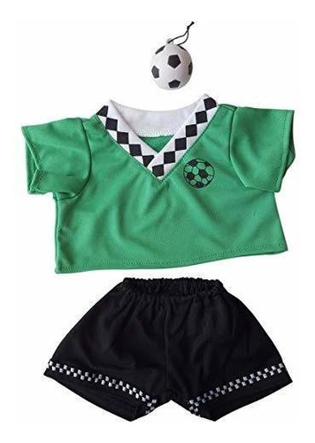 Traje De Uniformes De Futbol Verde Ropa De Oso De Peluche Aj