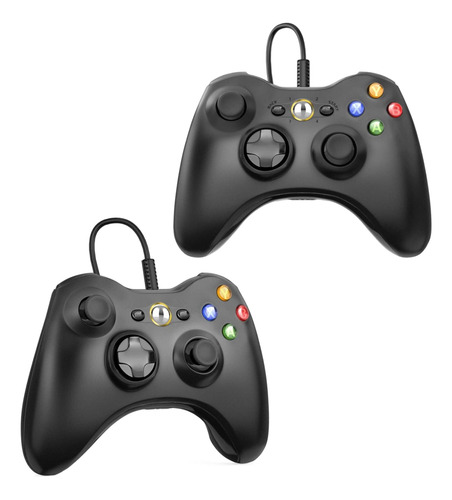 2 Controlador Juego Pc Cable Gamepad Joystick Para Windows 8