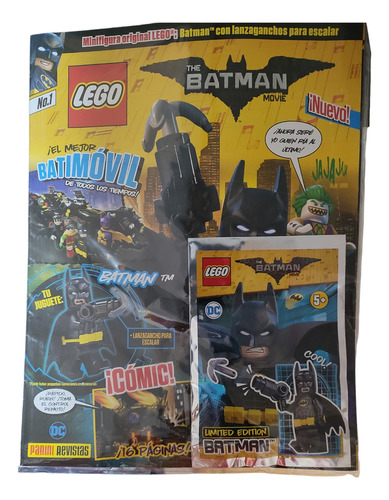 Revista Lego Y Minifigura Lego Limitada Edición- Panini 
