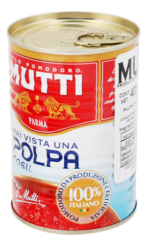 Pulpa De Tomate Mutti 400 G
