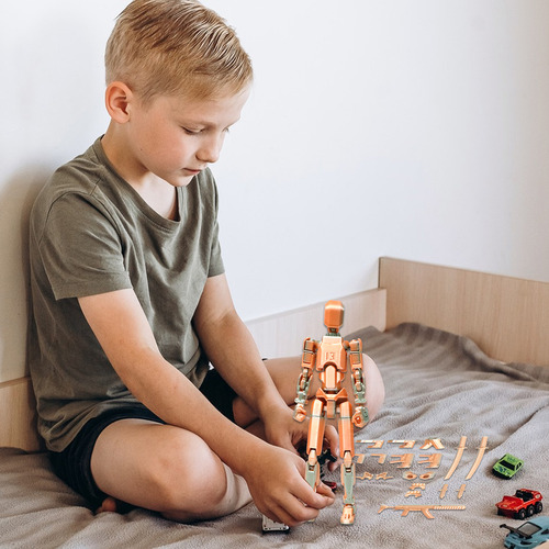 Figura Acción T13,juguetes Robot Multiarticulado Impreso3d