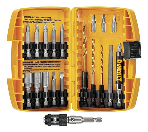 Juego De Latas De Carga Rápida Dewalt Dw2503, 20 Piezas