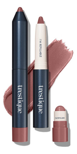 Tre'stique Lápiz Labial Mate, Lápiz Labial Mate Con Bálsamo