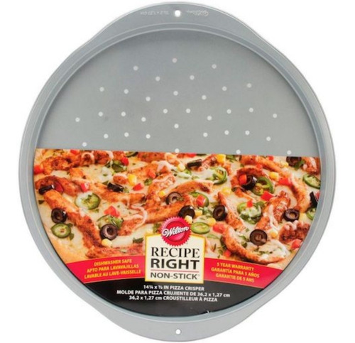 Molde Para Pizza Crujiente Microperforad Recipe Right Wilton