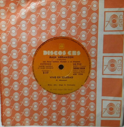Disco Simple Raul Abramzon Una Vieja Cancion De Amor Excele.