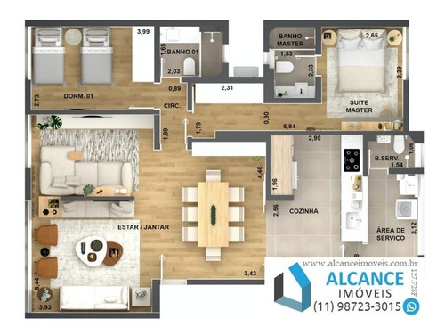 Imagem 2 de 13 de Apartamento Com 110 M², 3 Quartos, 1 Suítes E 1 Vagas, À Venda No Edifício Marquês De Maricá, Em São Paulo - Ap00283 - 34442667