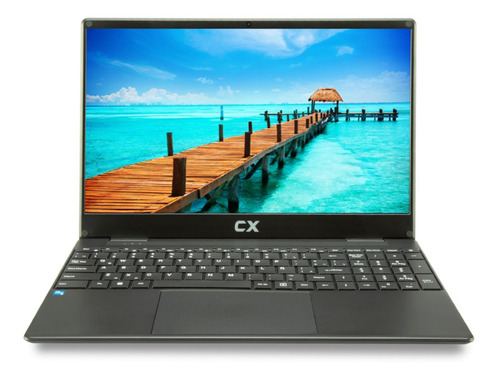 Notebook CX CX30182 negra 15.6", Intel Core i3 1115G4  8GB de RAM 240GB SSD, Intel UHD Graphics Xe G4 48EUs 1920x1080px