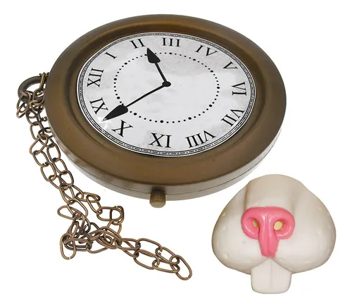 2025 Collar Con Reloj De Bolsillo Y Nariz De Conejo For