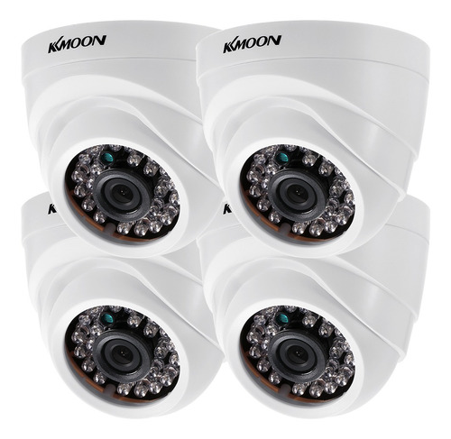Imagen 8 de 9 de Kkmoon 4*1080p 2000tvl Ahd Domo Ir Cctv Cámara + 4*60ft