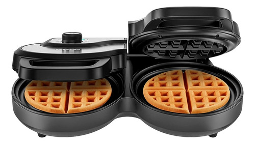 Chefman Double Waffle Maker, 2 A La Vez Fabricante De Gofres