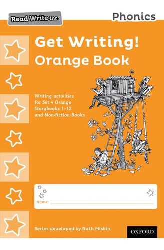 Pack 10 Read Write Inc Phonics Get Writing Orange Book - Mis