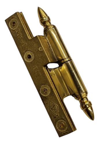 Bisagra Pomela 110x60 Doblecontacto Perilla Izquierda Bronce