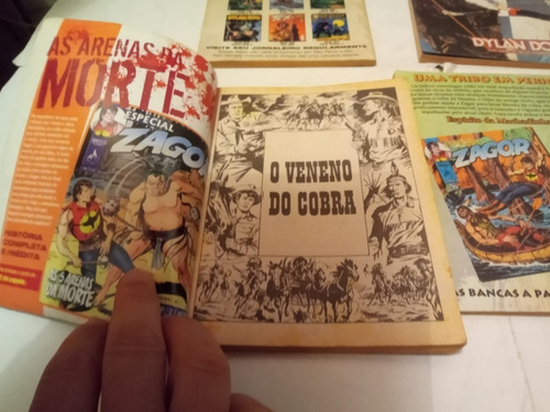 Lote 4 Gibis - Nick Raider / Tex / Mágico Vento - Mythos (Usado)