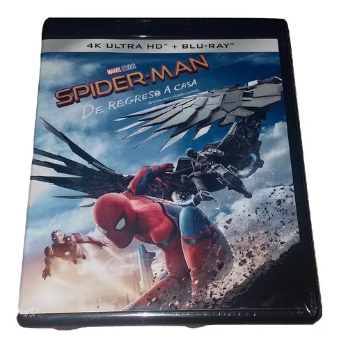 Spiderman Regreso A Casa Homecoming 4k Ultra Hd + Bluray