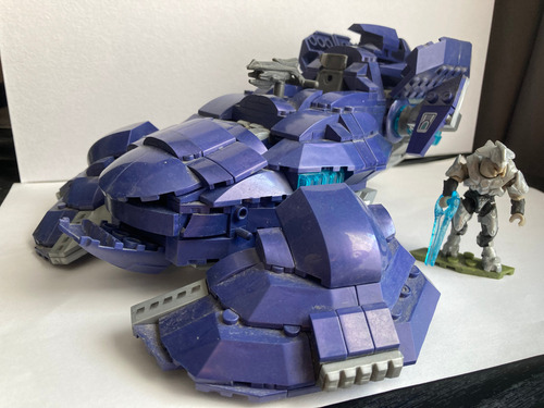 Mega Bloks Construx Halo 5 Covenant Wraith Ambush Original 1 Wraith Ambush (Usado)