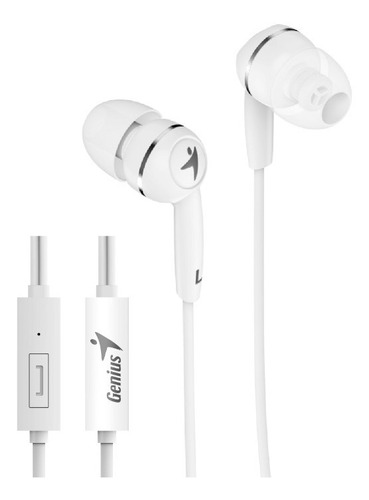 Auricular Genius Con Microfono Auriculares Hs-m320 Blanco