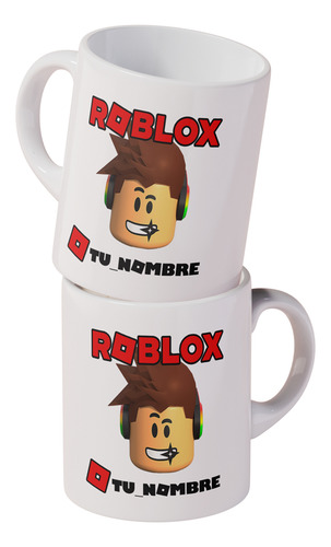 Tazon Roblox Personalizado Con Tu Nombre Nickname Apodo