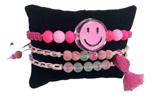 Pulseras Smile - Set De Accesorios Happy Face Carita Feliz