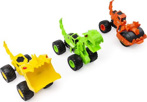 Monster Jam, Dirt Squad - Paquete De 3 Camiones Monster Con.