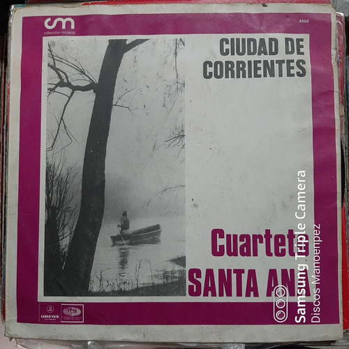 Vinilo Cuarteto Santa Ana Ciudad De Corrientes F4