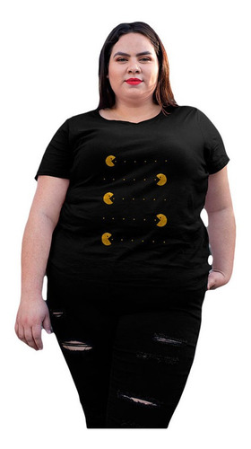 Polera Extra Grande Pacman Retro Gamer Videojuego