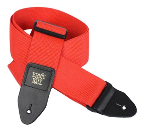 Ernie Ball 4040 Correa Tahali Rojo Polypro Nylon Strap 