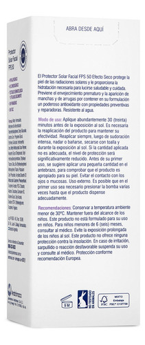 Dermaglos Facial Fps50 Efecto Seco Invisible X 50 Gr