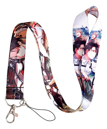 Lanyard De Anime Llaveros Portatarjetas De Identificaci...